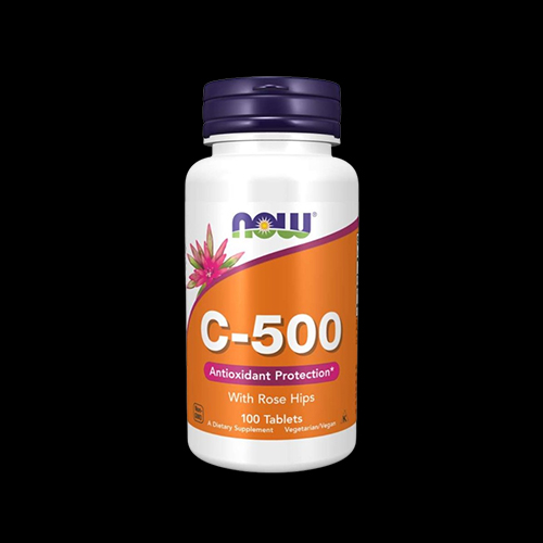 NOW Vitamin C 500 mg with Rose Hips
