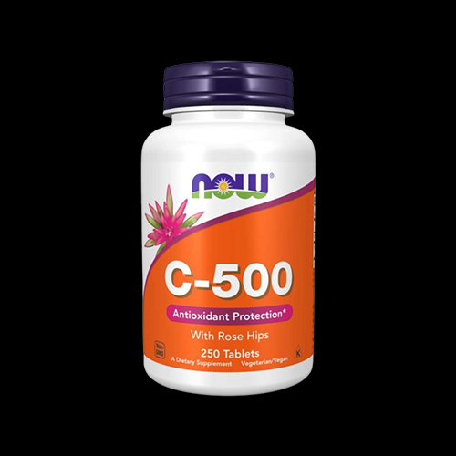 NOW Vitamin C 500 mg with Rose Hips