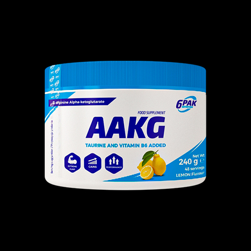 6PAK Nutrition AAKG Powder Flavored