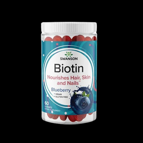 Swanson Biotin Gummies - Blueberry
