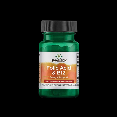 Swanson Folic Acid & B12