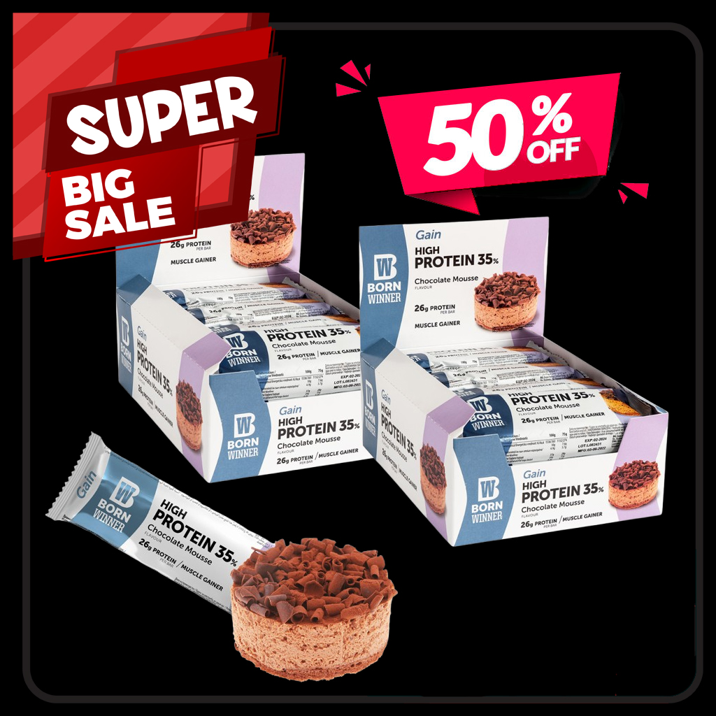 Promo Stack BW Gain Protein bar 1+1 -50%