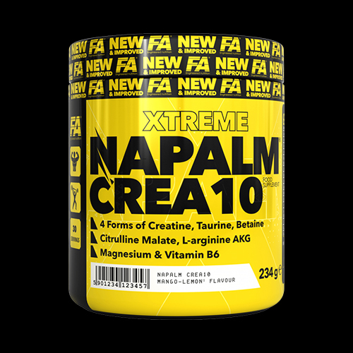 FA Nutrition NAPALM Crea 10 | Creatine Matrix with Betaine, Taurine & AAKG