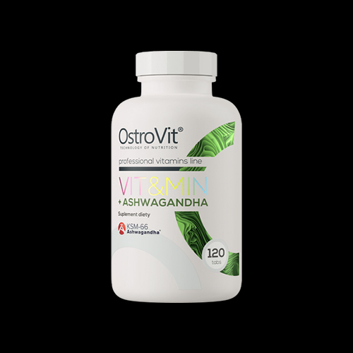 OstroVit Vit&Min + Ashwagandha | Multivitamin Formula + KSM-66®