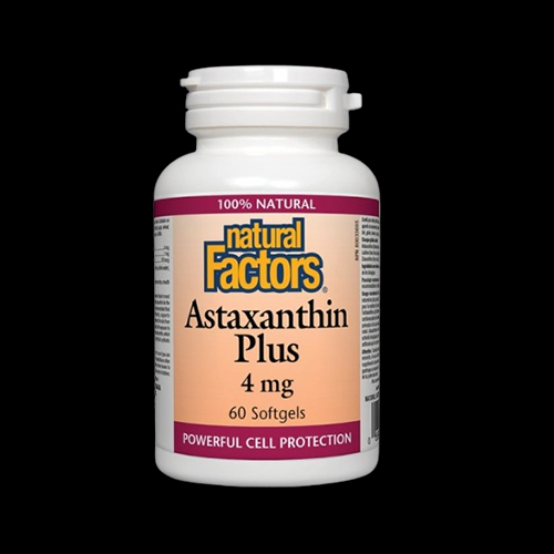 Natural Factors Astaxanthin Plus/ Astaxanthin + Lutein and Zeaxanthin 4 mg