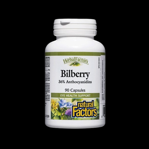 Natural Factors Bilberry 345 mg