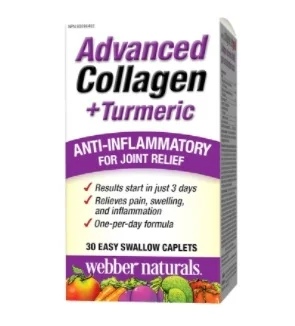Webber Naturals Advanced Collagen + Turmeric Collagen 30 Mini Caps