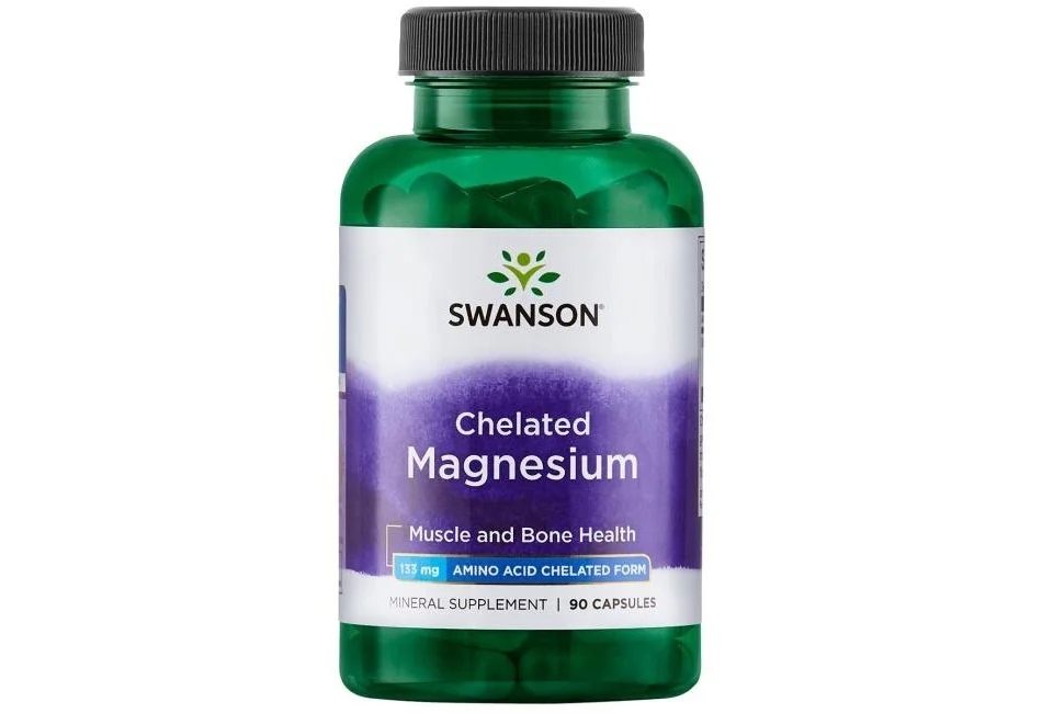 Swanson Albion Chelated Magnesium Glycinate 133 mg / 90 capsules