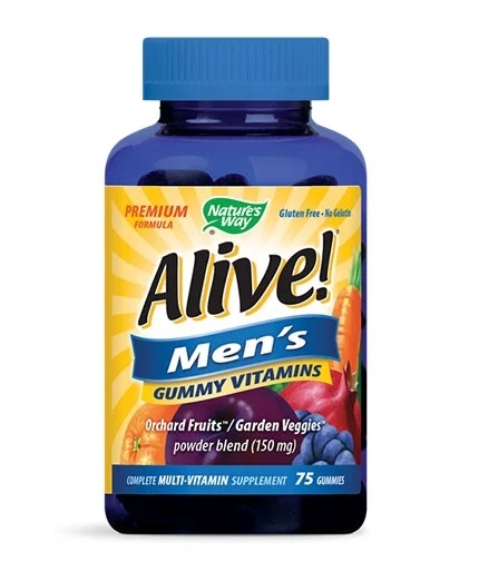 Natures Way Alive Men\s Gummy Vitamins 150 mg / 75 jelly tablets