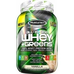 Muscletech All-in-one Whey + Greens 908g