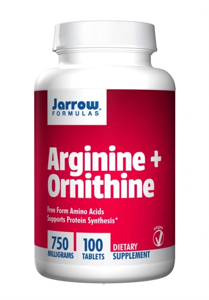 Jarrow Formulas Arginine + Ornithine 750mg. / 100 Tabs.