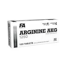 FA Nutrition Arginine AKG / AAKG 1250 mg / 120 tablets / 60 doses