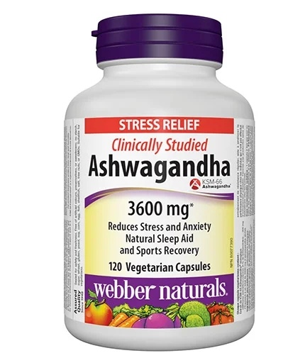Webber Naturals Ashwagandha - 300 mg 120 caps