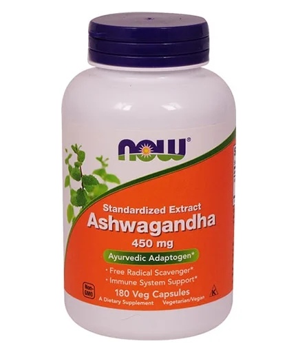 NOW Ashwagandha Extract 450 mg / 180 capsules