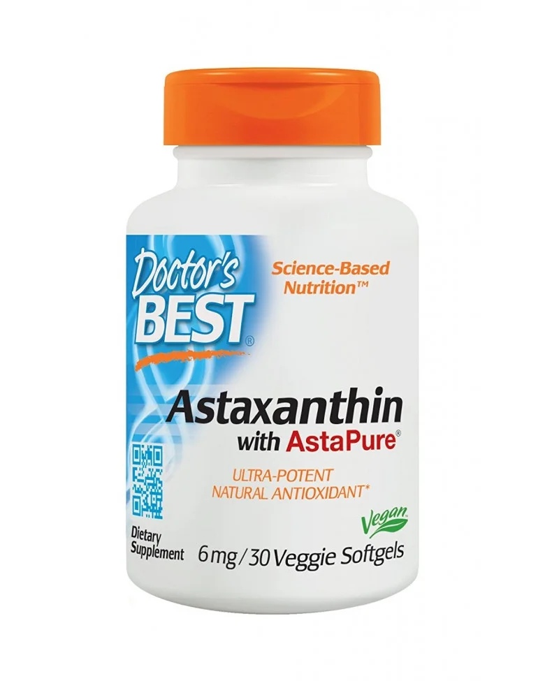 Doctors Best Astaxanthin With AstaReal 6 mg / 30 gel capsules