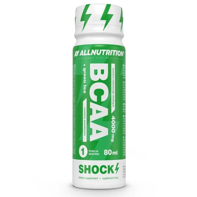 Allnutrition BCAA + Green Tea Shock 12x80 ml