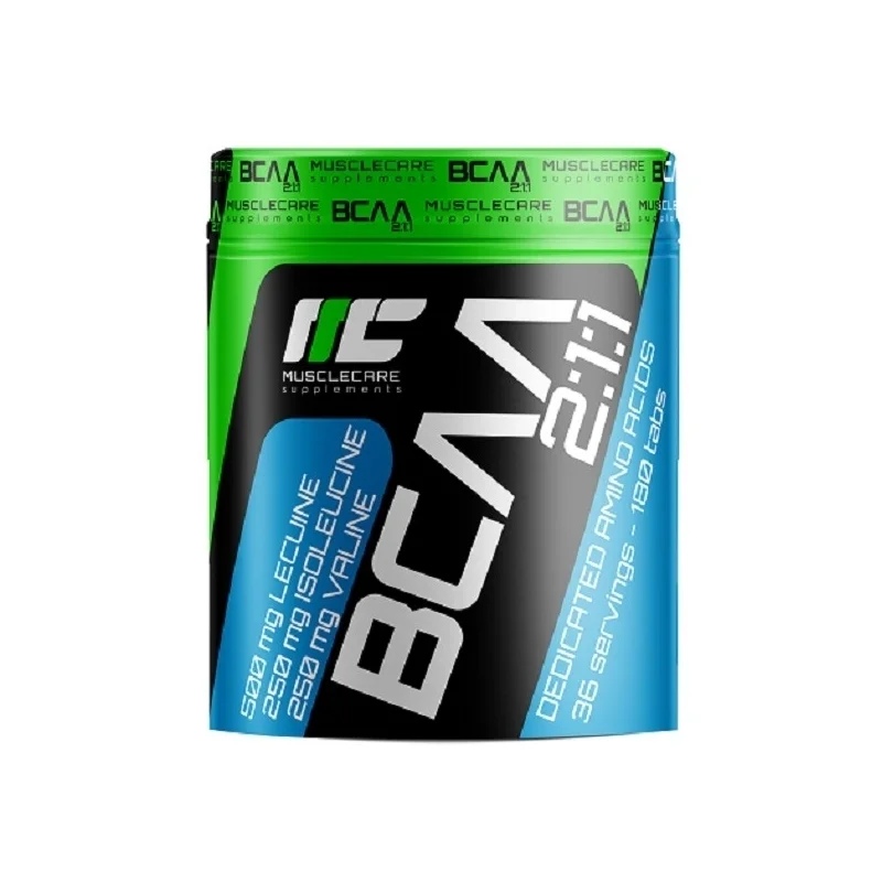 MuscleCare Supplements Bcaa 2:1:1 /180 tablets