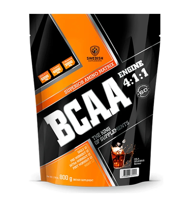 SWEDISH Supplements BCAA Engine 4:1:1 800 g / 60 Doses