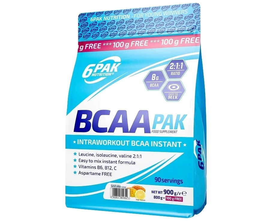 6PAK Nutrition BCAA PAK 2:1:1 Instant Powder