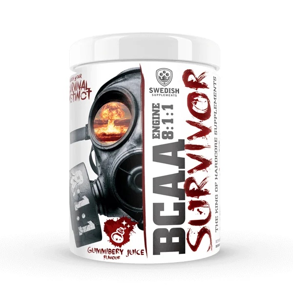 SWEDISH Supplements BCAA SURVIVOR 8:1:1 400 g / 34 Doses