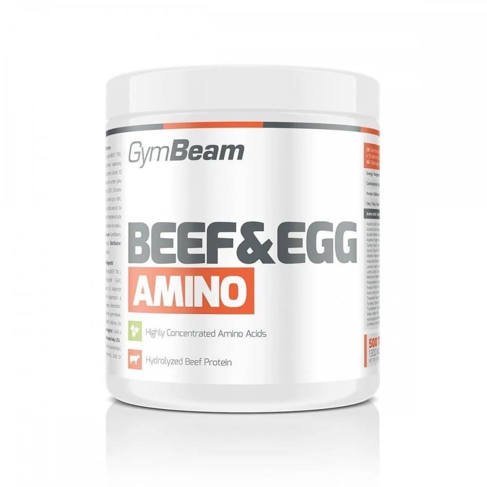 GymBeam Beef and Egg Aminos 500 tablets