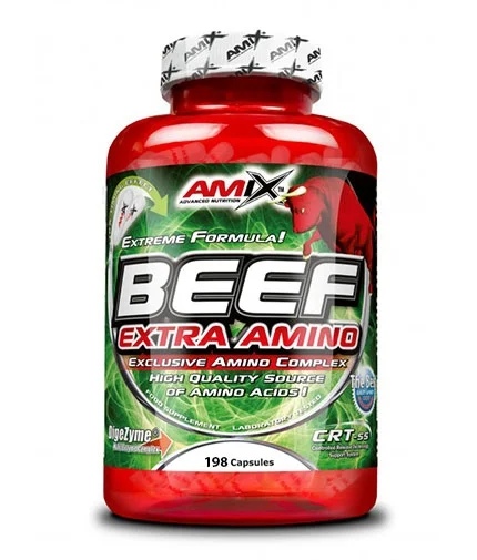 Amix Nutrition Beef Extra Amino / 198 capsules
