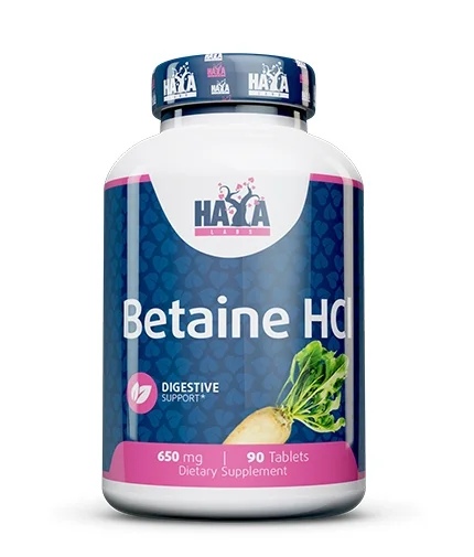 Haya Labs Betaine HCL 650 mg / 90 tablets