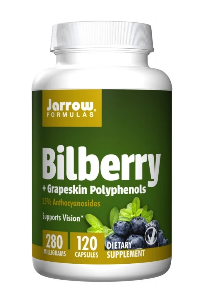 Jarrow Formulas Bilberry + Grapeskin Polyphenols 120