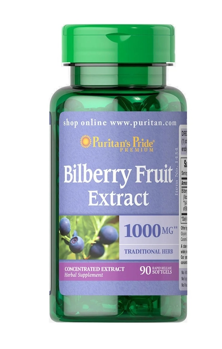 Puritan\s Pride Billberry 4:1:1 Extract 90 capsules