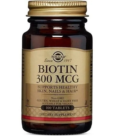 Solgar Biotin 300 mcg