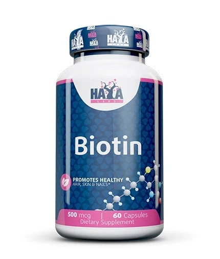 Haya Labs Biotin 500 mg / 60 capsules