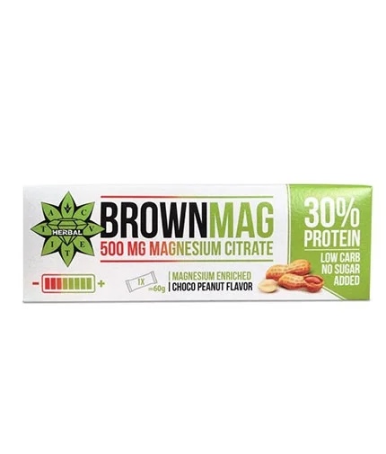 Cvetita Herbal BrownMag Bar Peanut / 60 g