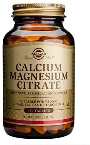 Solgar Calcium Magnesium Citrate 200/100 mg
