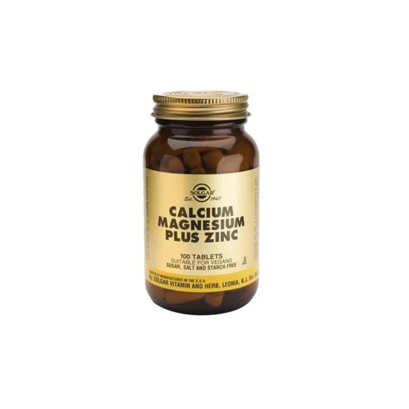 Solgar Calcium Magnesium plus Zinc 333/133/5 mg