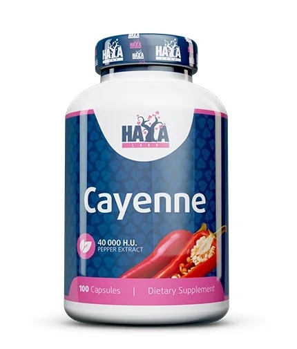 Haya Labs Cayenne Pepper Extract 40000 H.U. / 100 capsules