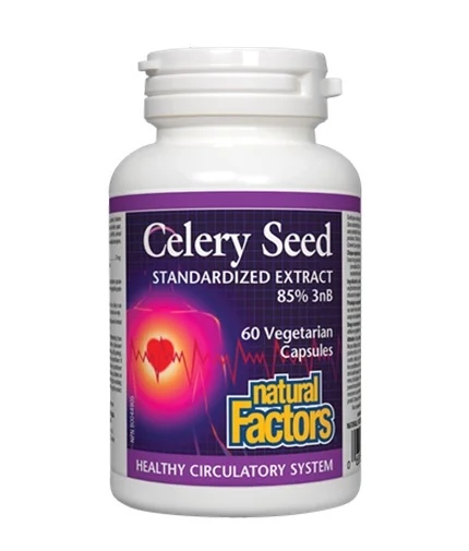 Natural Factors Celery Seed Extract 75 mg / 60 capsules