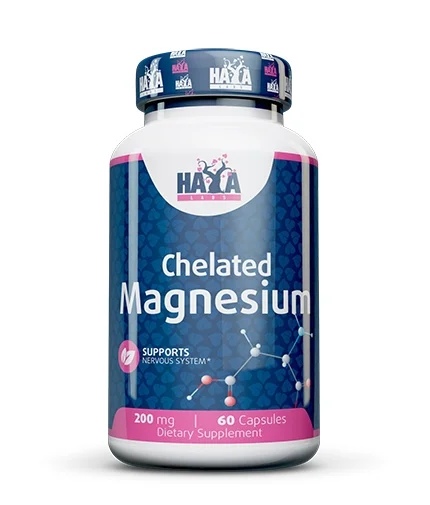 Haya Labs Chelated Magnesium 200 mg / 60 capsules