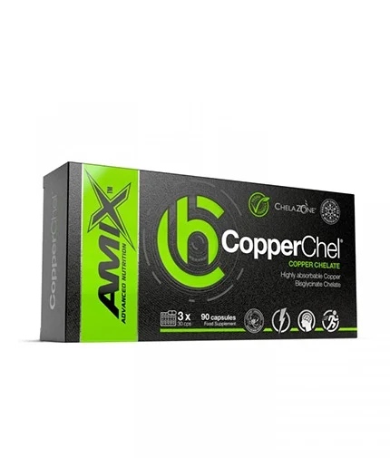 Amix Nutrition ChelaZone® CopperChel® Copper Bisglycinate Chelate / 90 capsules