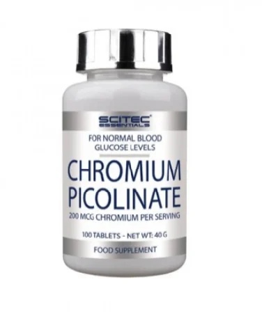 Scitec Nutrition CHROMIUM PICOLINATE - 200MCG - 100 TABS.