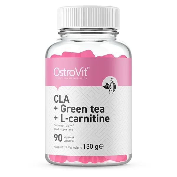 OstroVit CLA + Green Tea + L-Carnitine 90 Capsules / 90 Doses