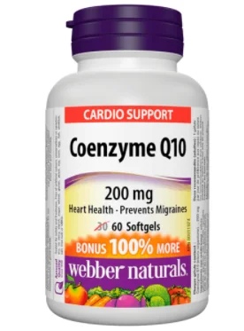 Webber Naturals Coenzyme Q10 / Coenzyme Q10