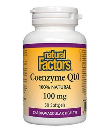 Natural Factors Coenzyme Q10 100 mg / 30 capsules