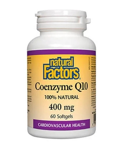 Natural Factors Coenzyme Q10 400 mg / 60 gel capsules