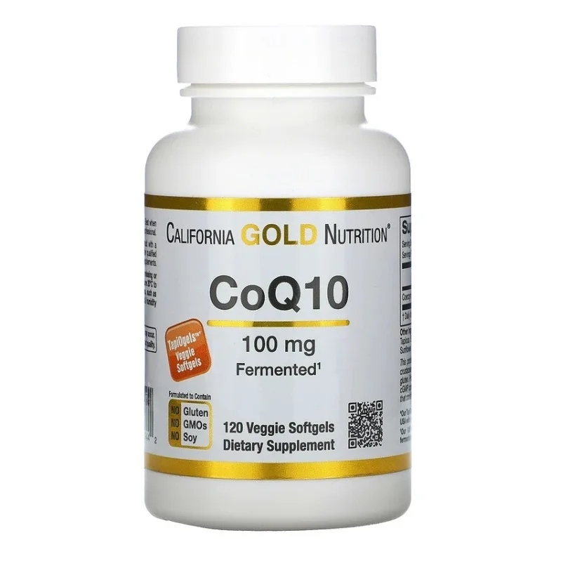 California Gold Nutrition CoQ10 100 mg / 120 Veggie Softgels