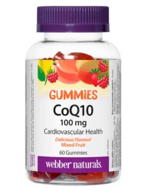 Webber Naturals CoQ10 Gummies / Coenzyme Q10 100 mg