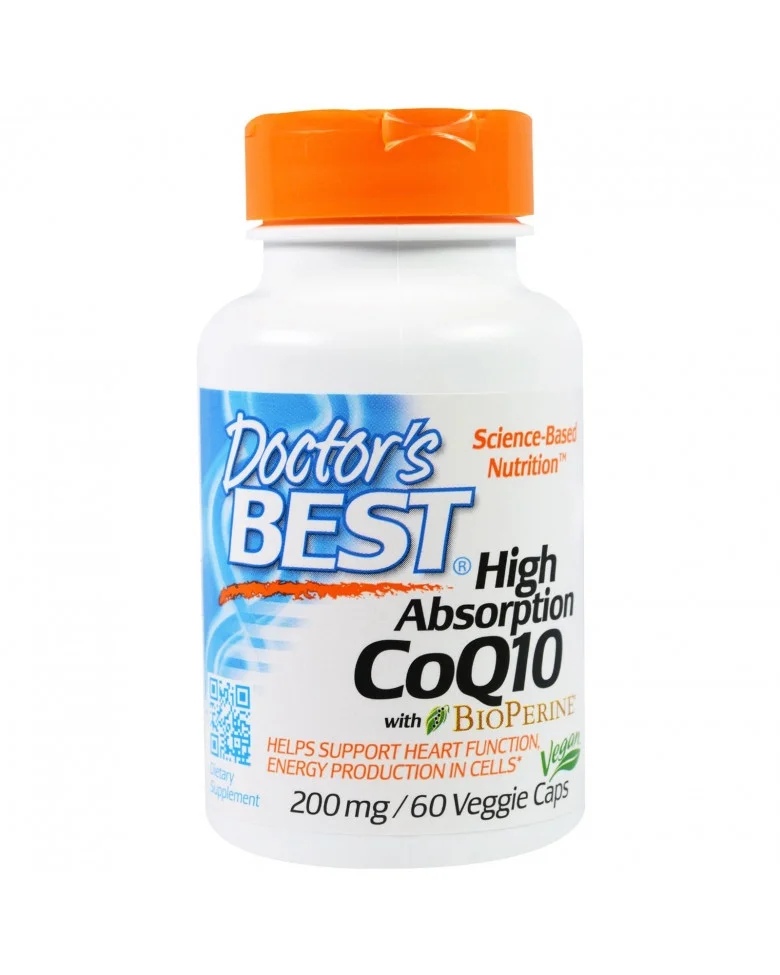 Doctor\s Best CoQ10 with BioPerine 200 mg / 60 capsules