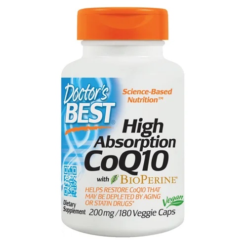 Doctors Best CoQ10 with BioPerine 200 mg / 180 capsules