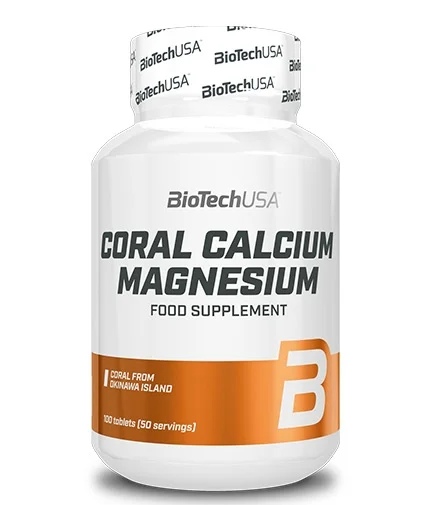 Biotech USA Coral Calcium Magnesium 100 tablets