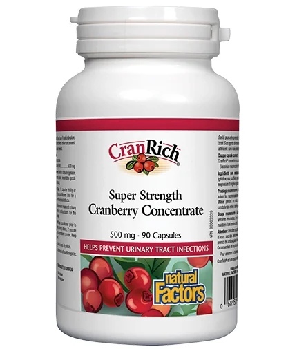 Natural Factors CranRich 500 mg / 90 capsules