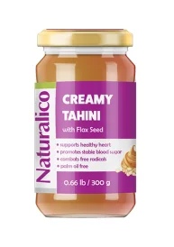 Naturalico Creamy Tahini with Flax Seed 300 g Sesame and Flax Tahini